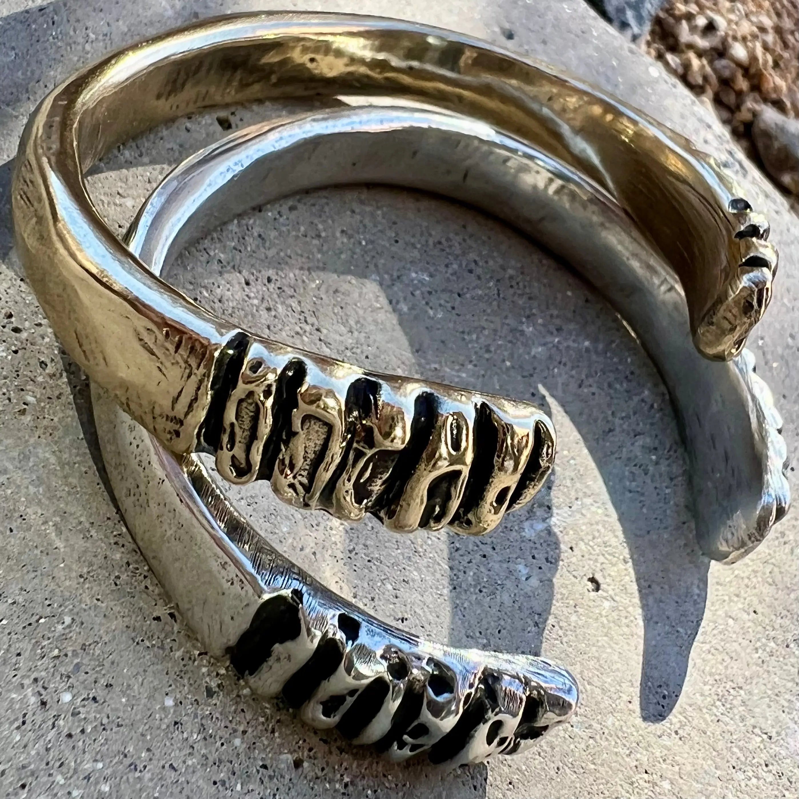 Rattlesnake Cuff Sunhawk Studio