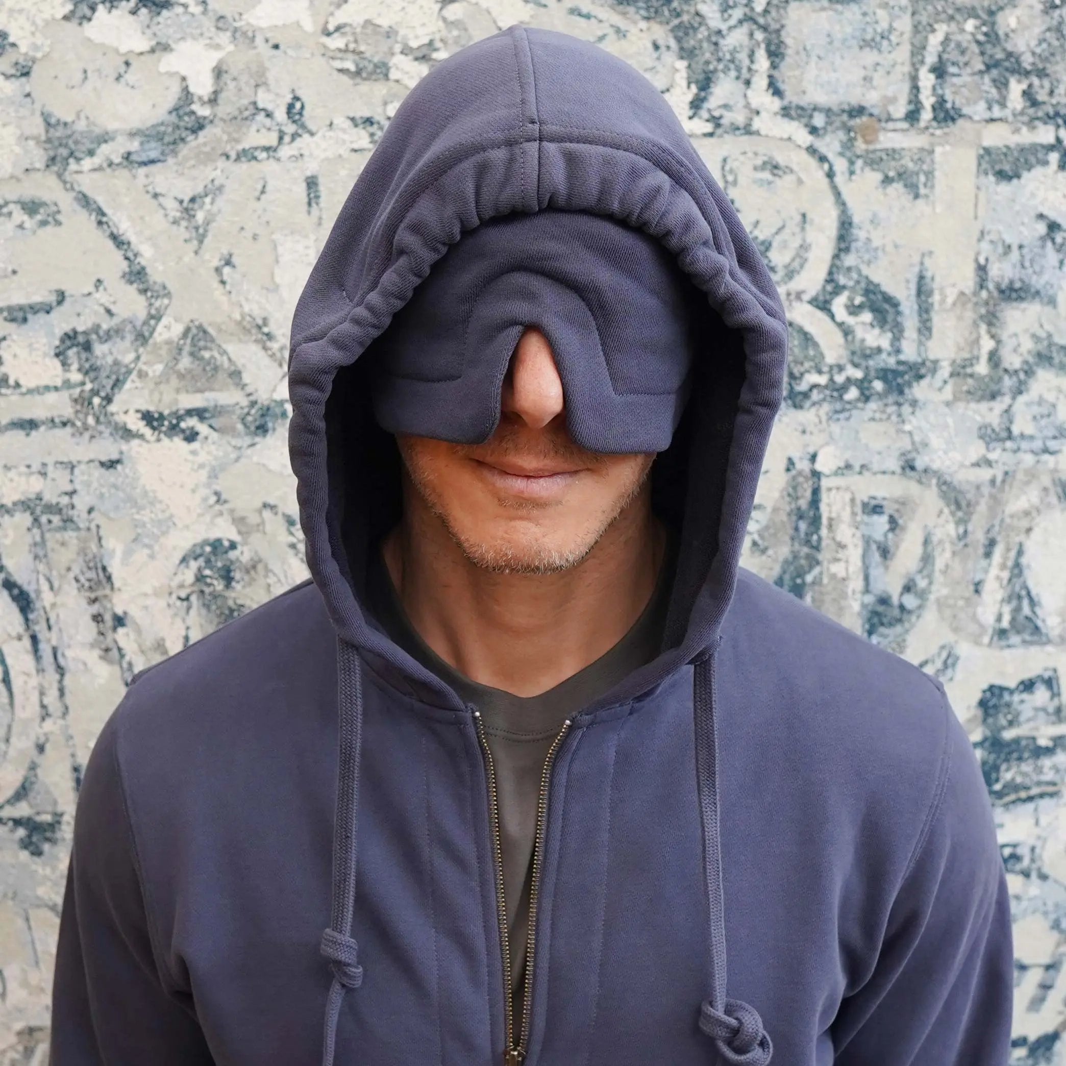 Apollo Zipper Hoodie | The Original Built-In Eye Mask Travel Hoodie Late Sunday Afternoon