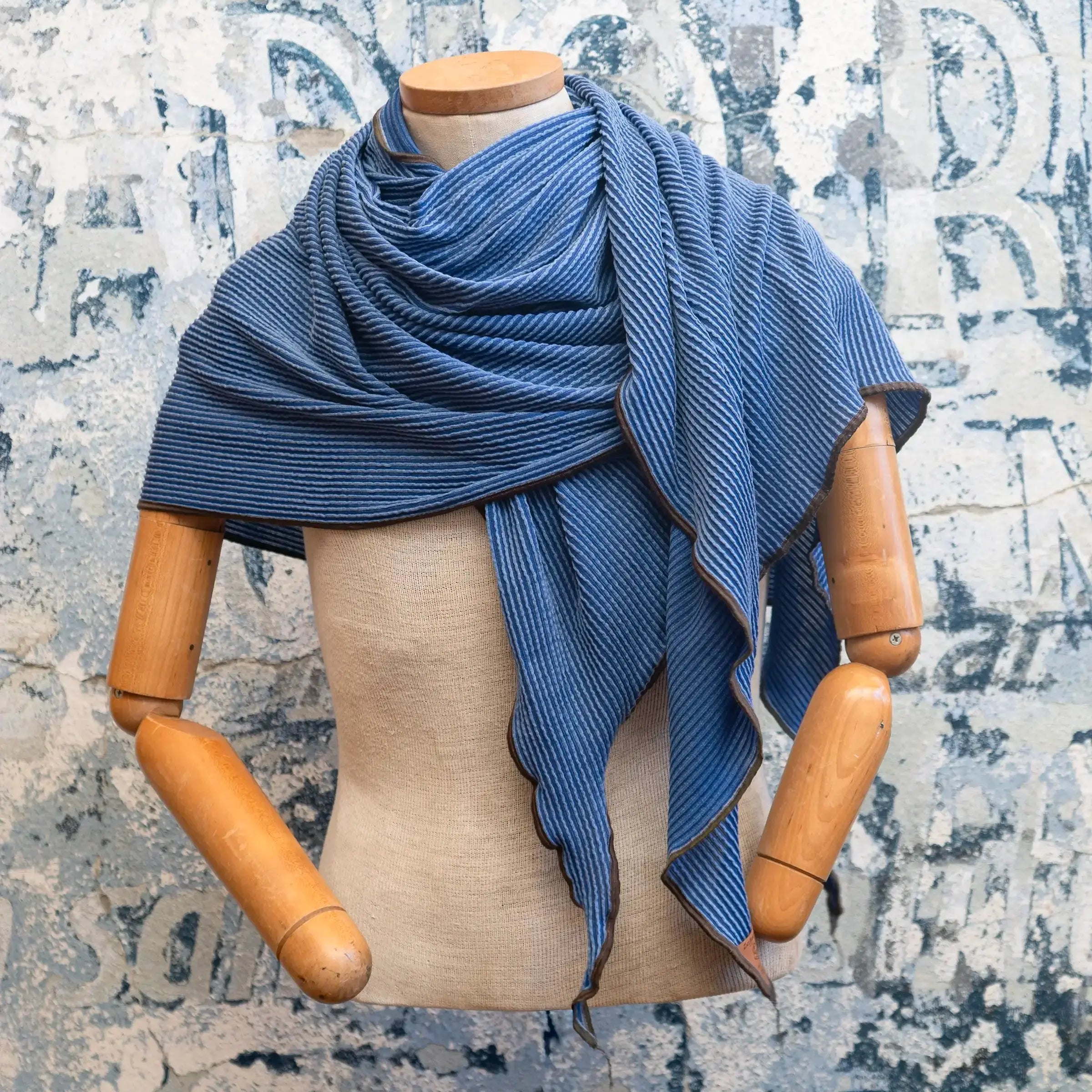 Blue DNA Scarf Late Sunday Afternoon Magazine & Factory