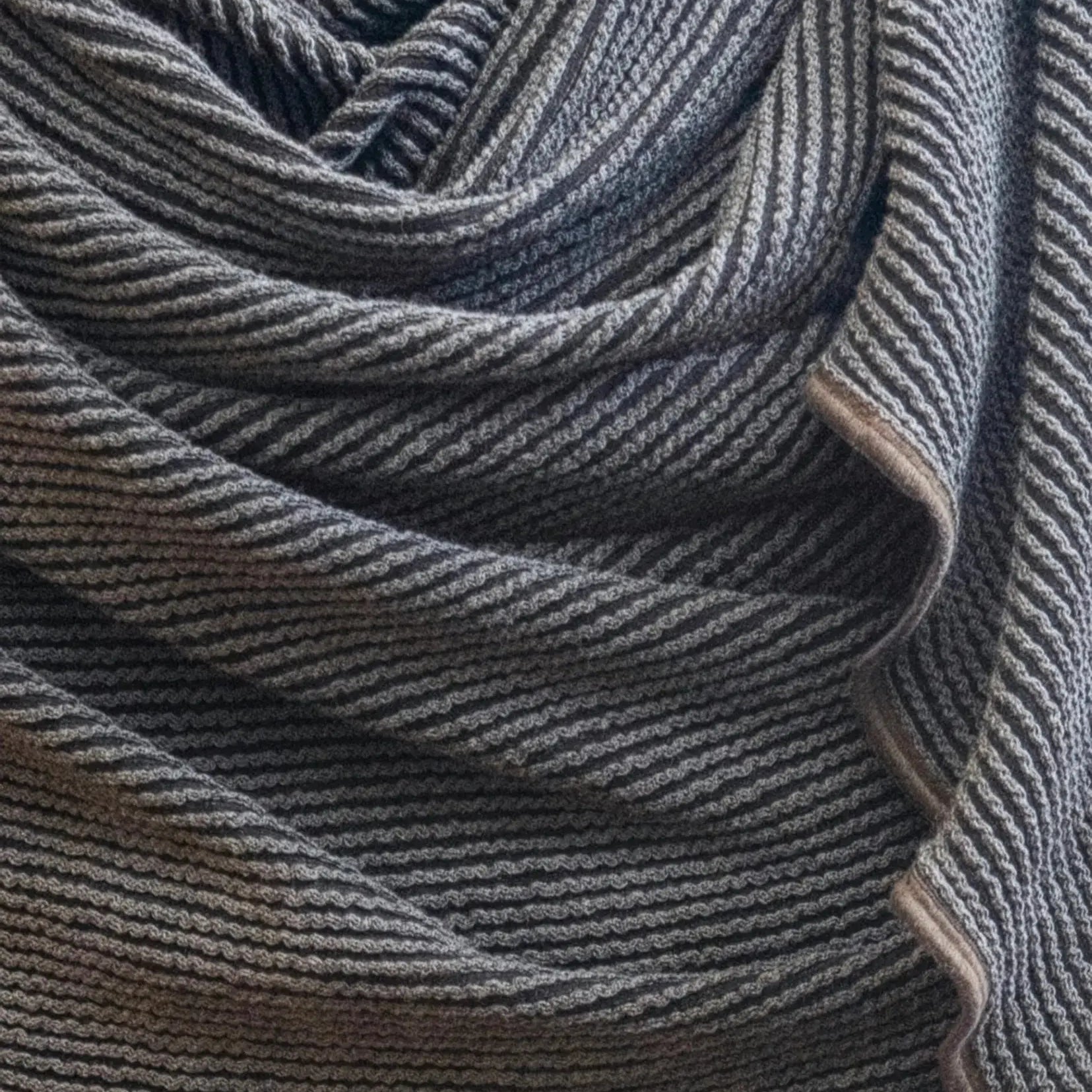 Charcoal DNA Scarf Late Sunday Afternoon Magazine & Factory