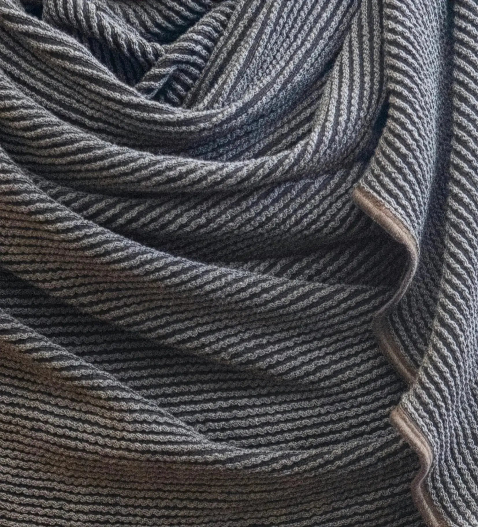 Charcoal DNA Scarf Late Sunday Afternoon Magazine & Factory