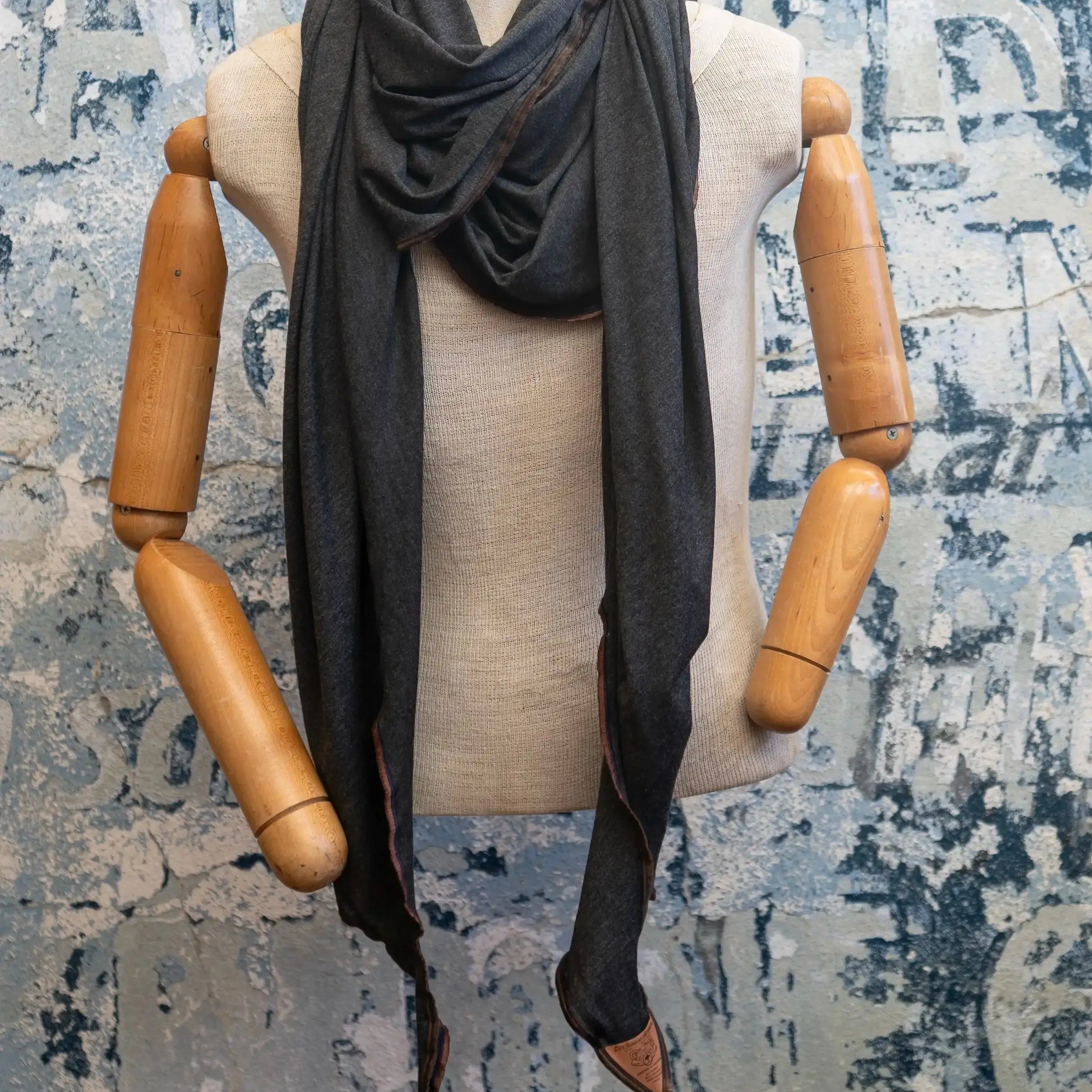 Smokey Grey Snuggle Scarf Late Sunday Afternoon Magazine & Factory