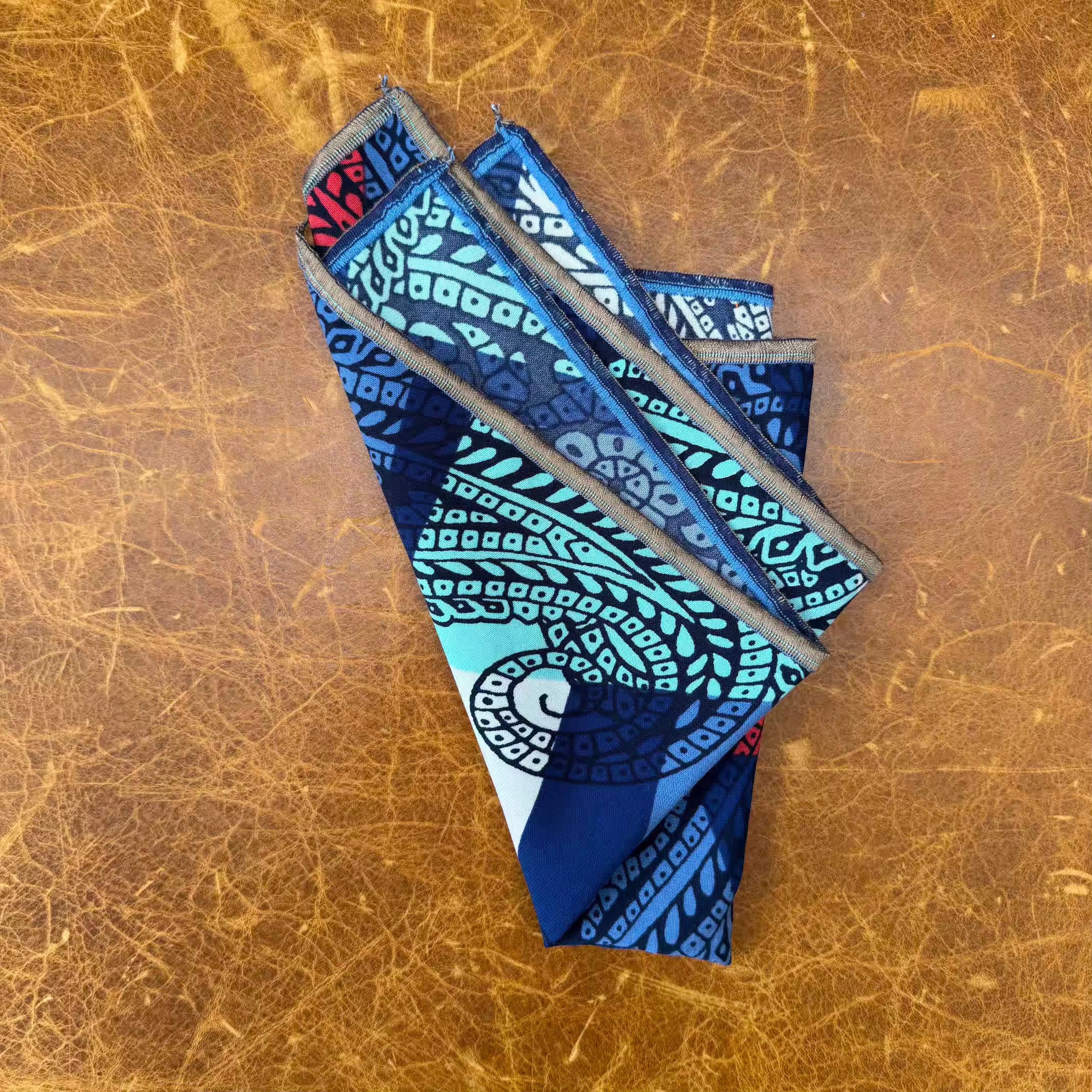 Skyward Jackie O Pocket Square Late Sunday Afternoon Magazine & Factory