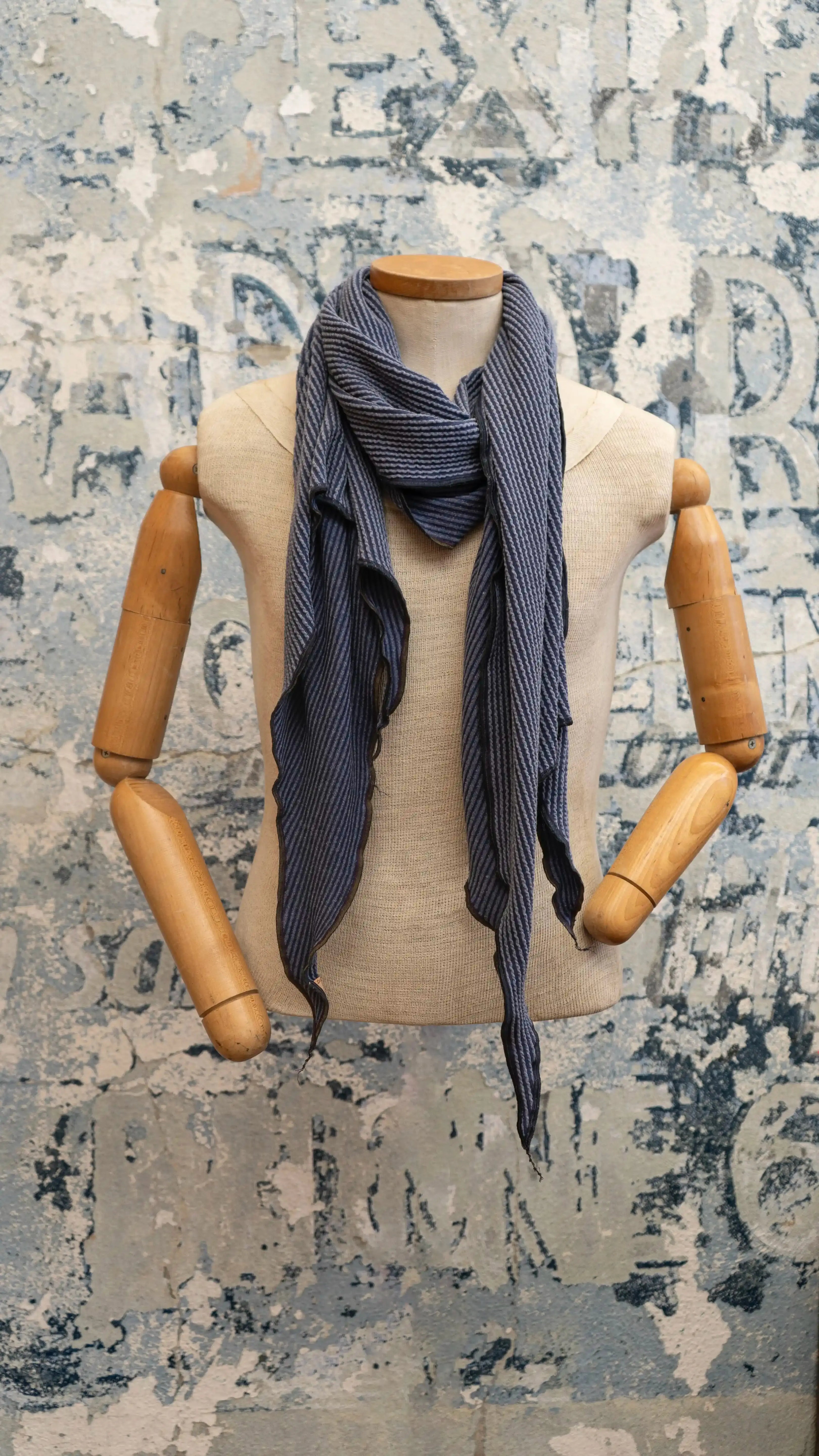 Indigo DNA Scarf Late Sunday Afternoon Magazine & Factory