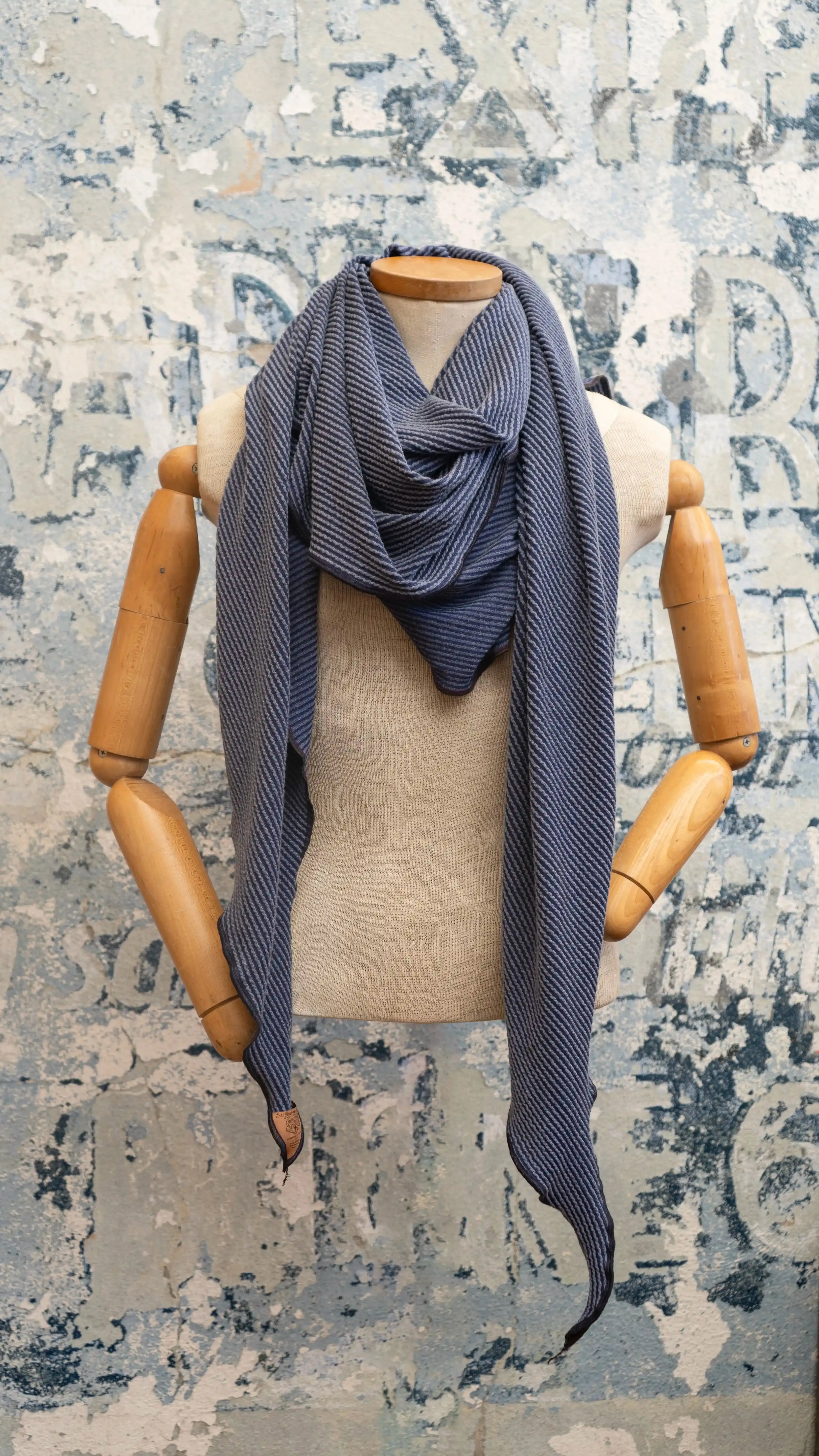 Indigo DNA Scarf Late Sunday Afternoon Magazine & Factory