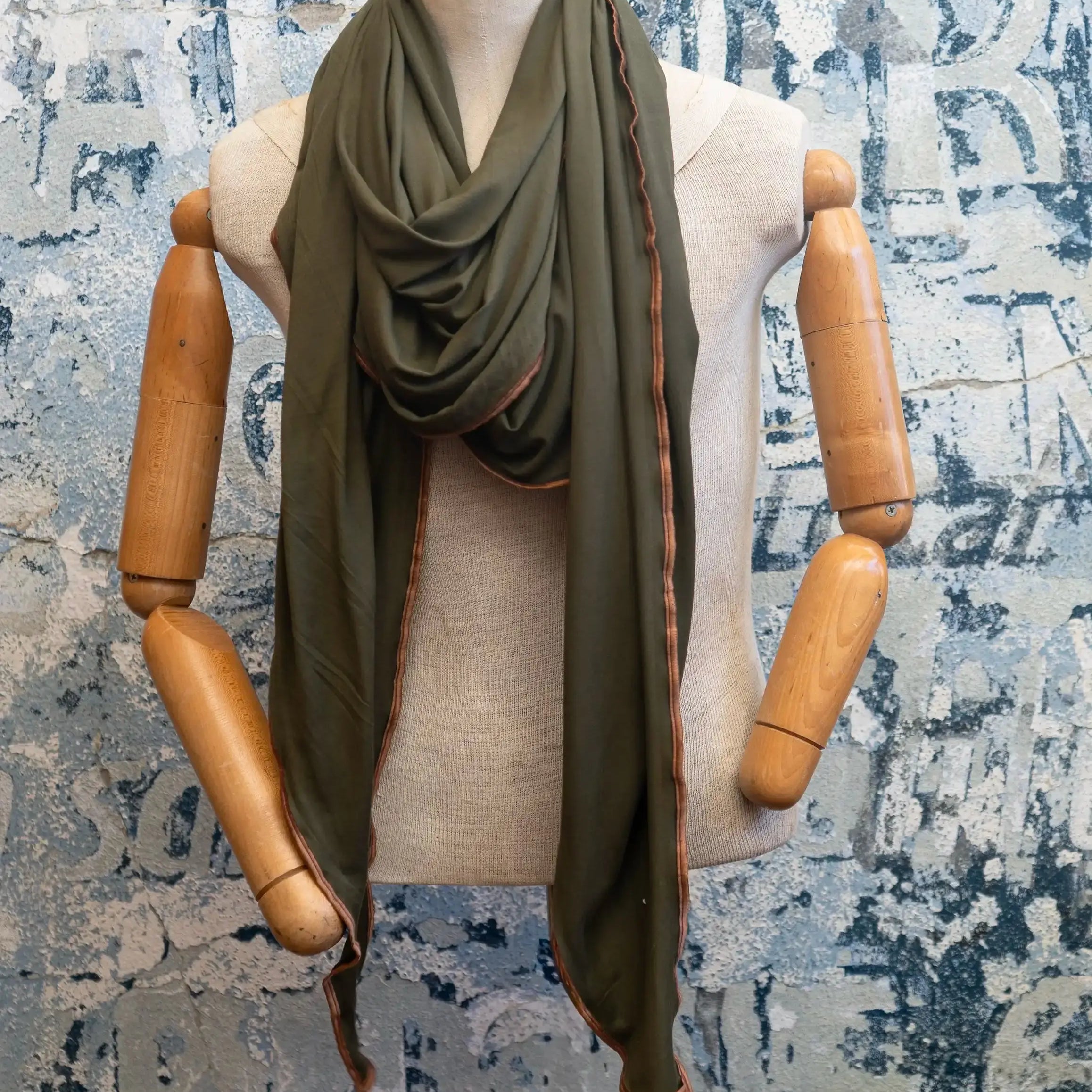 Mediterranean Olive Delight Scarf Late Sunday Afternoon Magazine & Factory