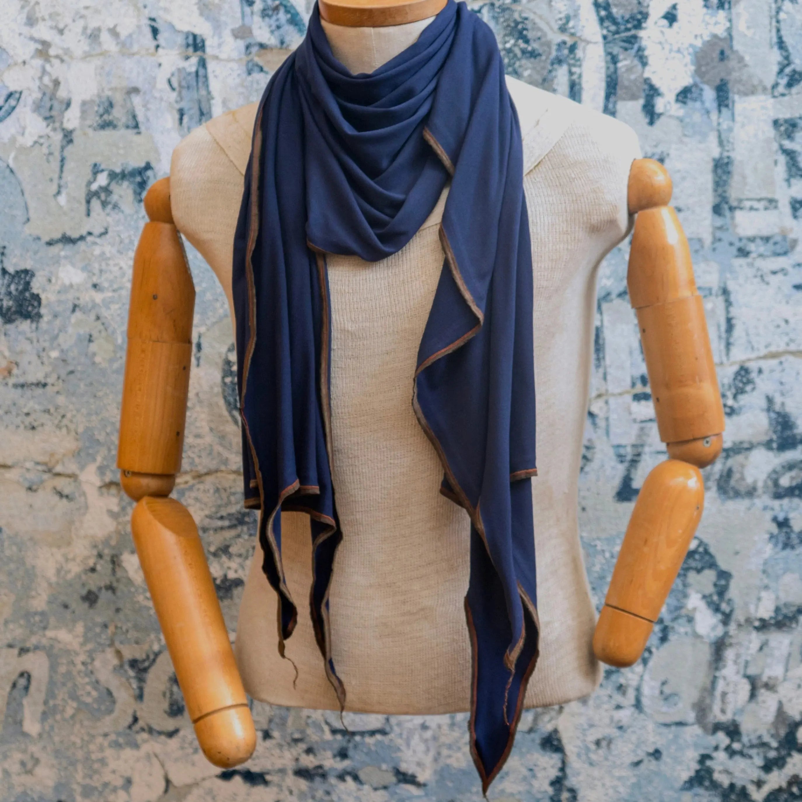 Navy Snuggles Scarf Late Sunday Afternoon Magazine & Factory