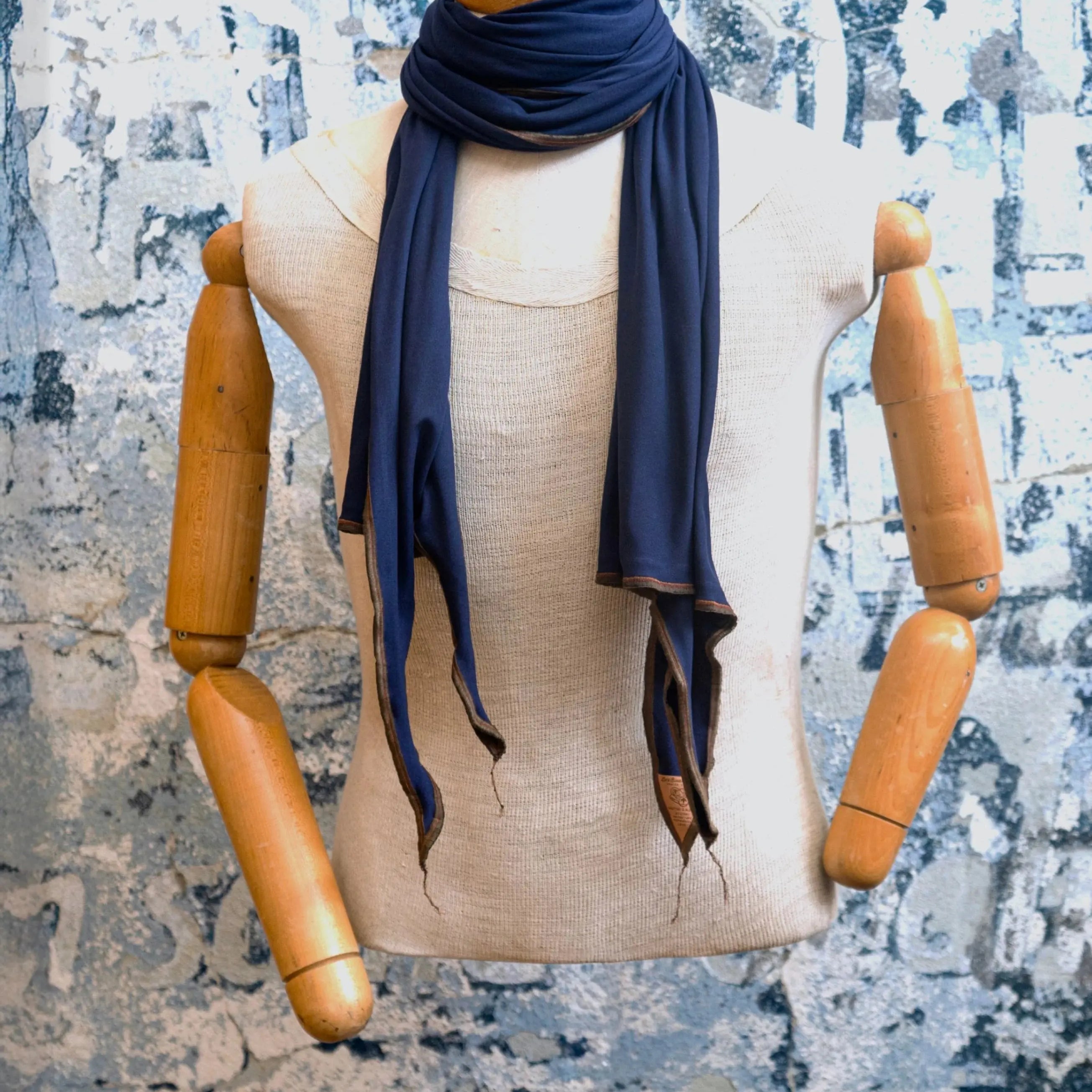 Navy Snuggles Scarf Late Sunday Afternoon Magazine & Factory