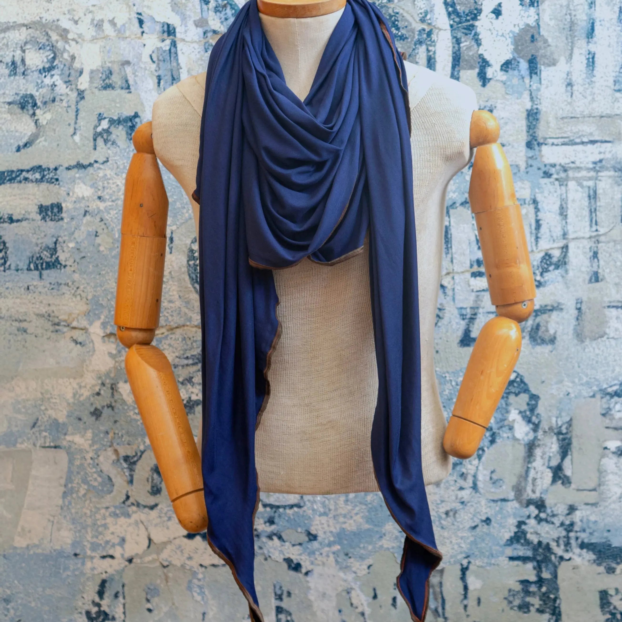 Navy Snuggles Scarf Late Sunday Afternoon Magazine & Factory