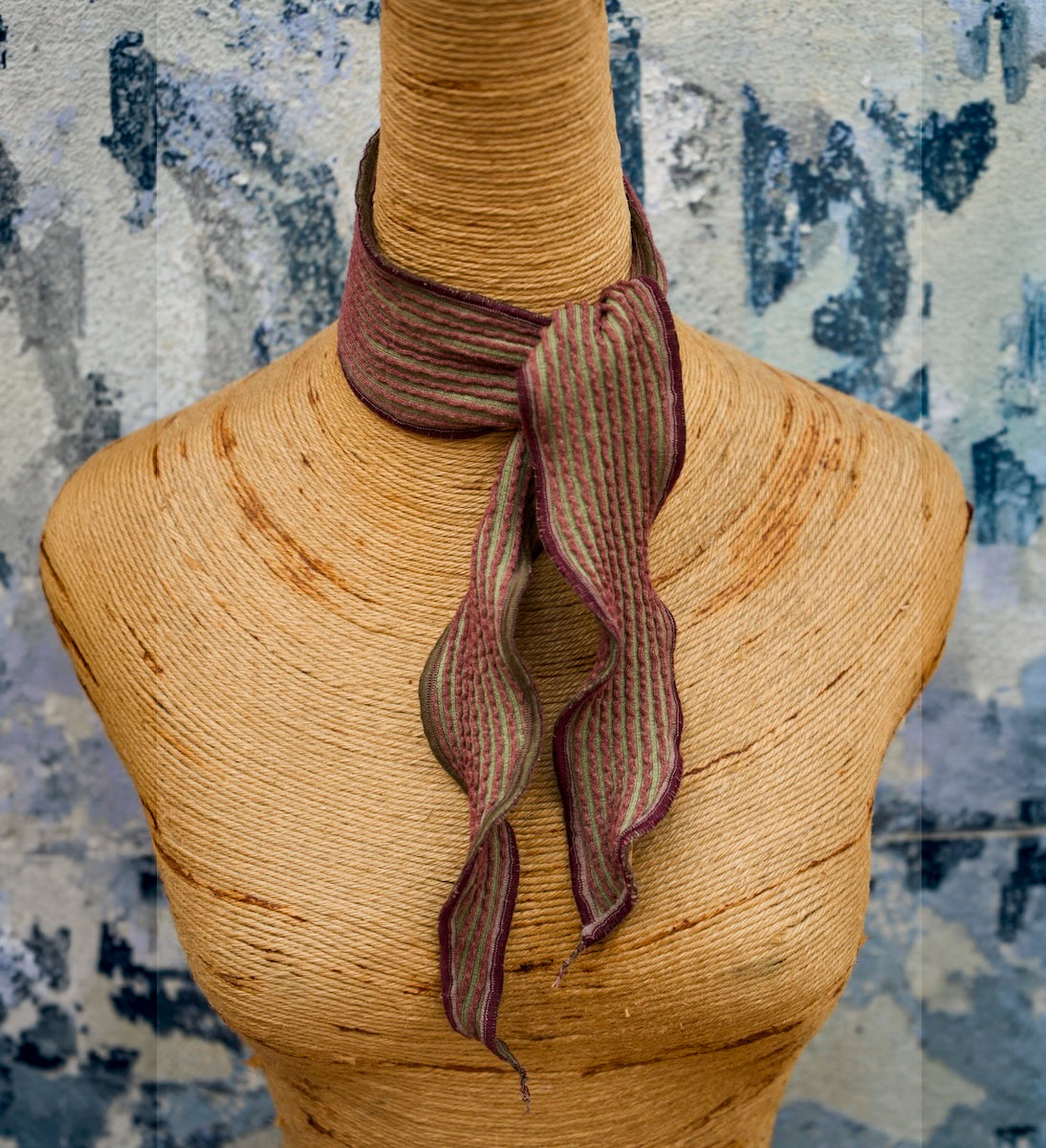 Olive DNA Neck Scarf | Matthew Ian Collection