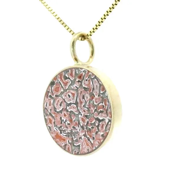 The Circ Necklace - Pink Dinosaur Bone Young in the Mountains