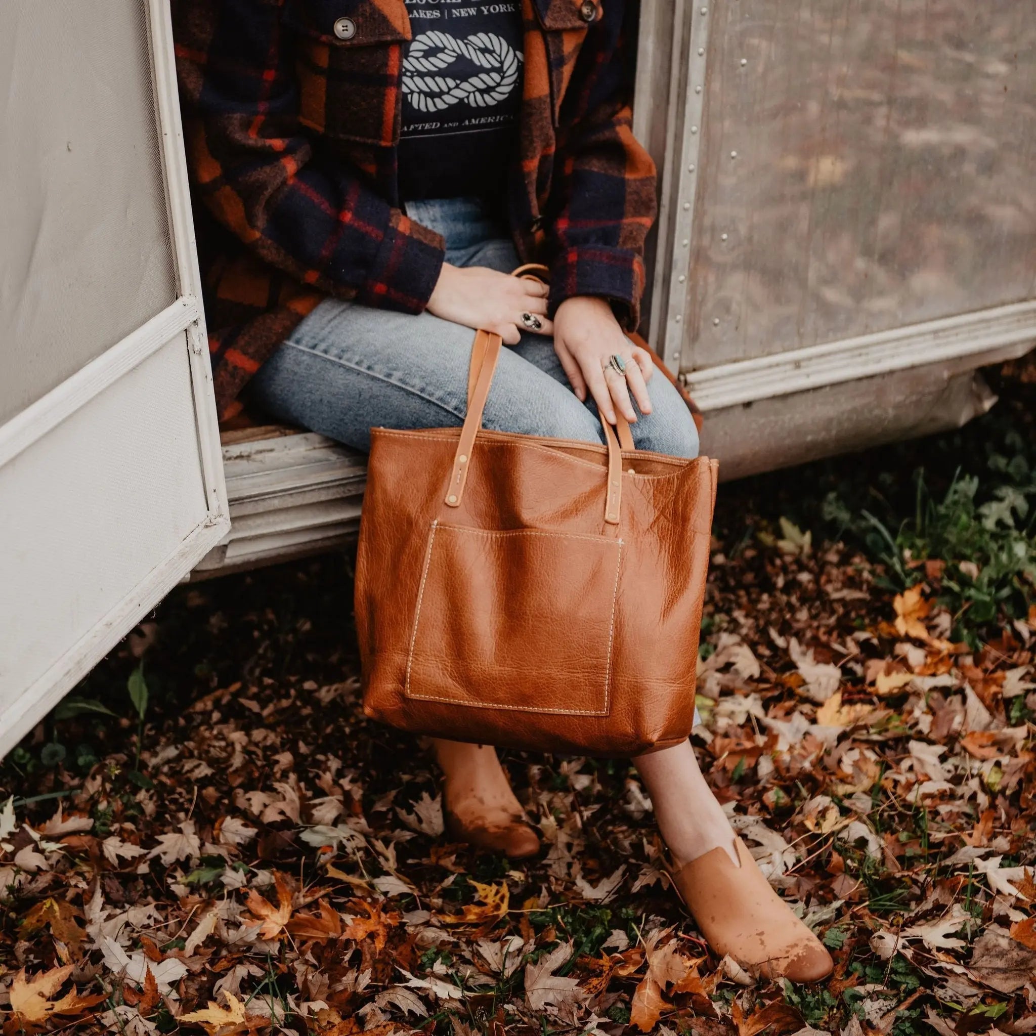 Petite Carryall Tote - USA Made - Late Sunday Afternoon