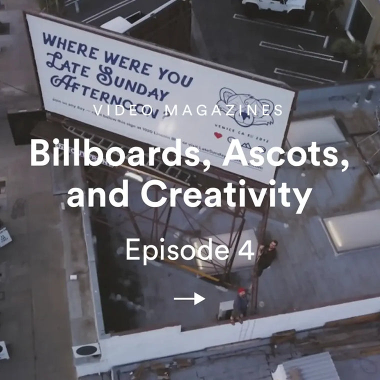 Billboards-Ascots-and-Creativity Late Sunday Afternoon