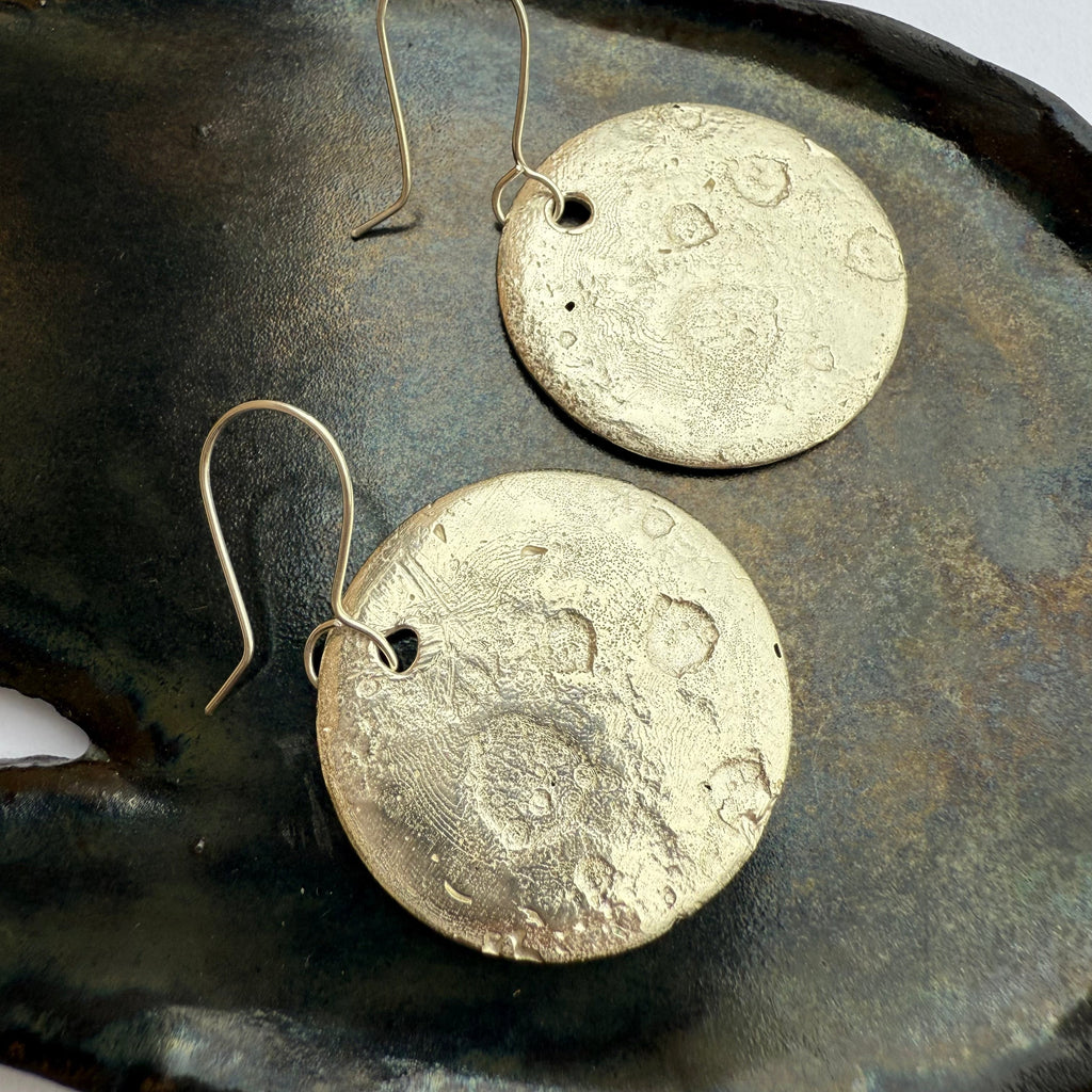 By the Light of the Moon Earrings Sunhawk Studio