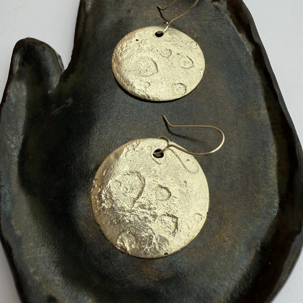 By the Light of the Moon Earrings Sunhawk Studio