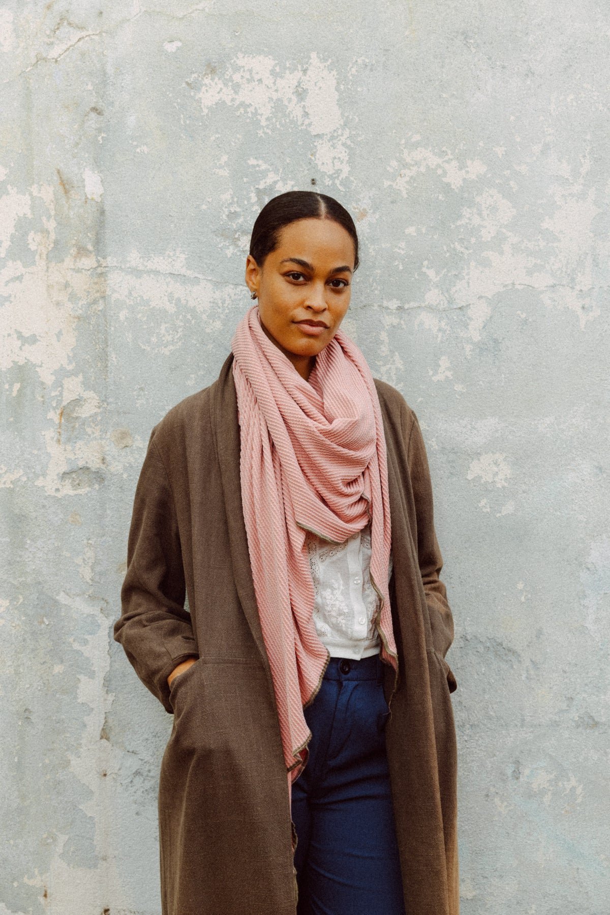 Dusty Rose DNA Scarf