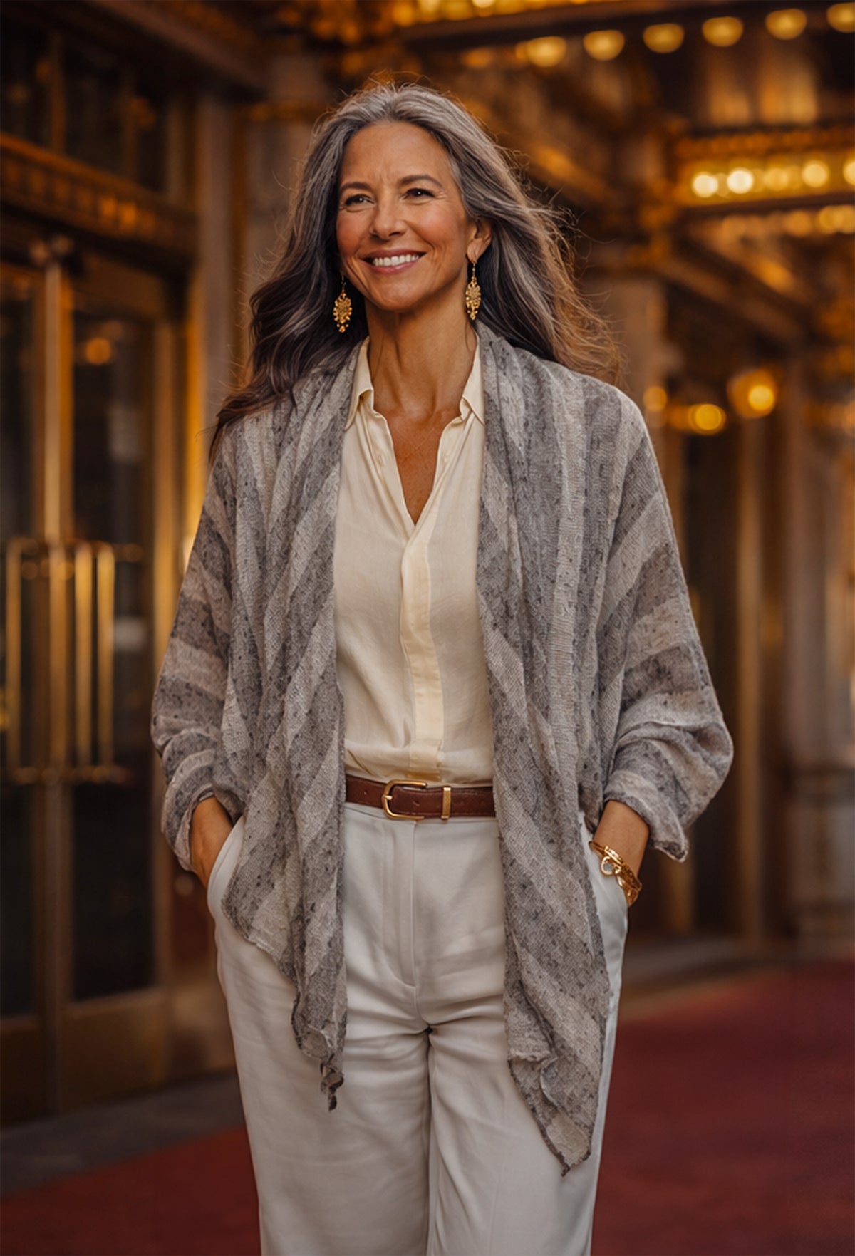 Silver Sands Shawl