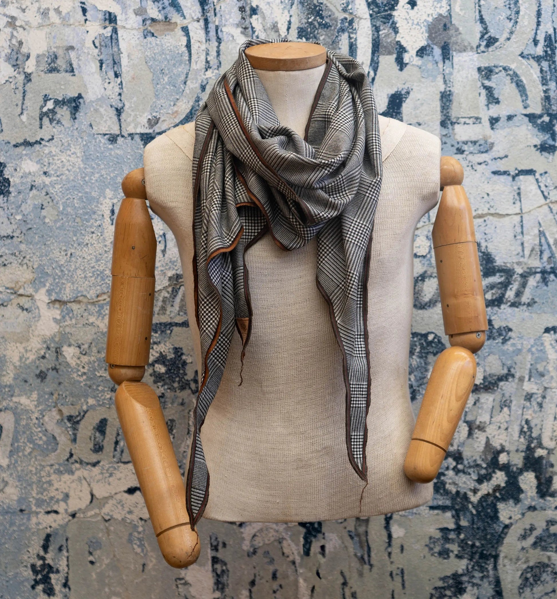 Checkmate Houndstooth Scarf Late Sunday Afternoon Magazine & Factory
