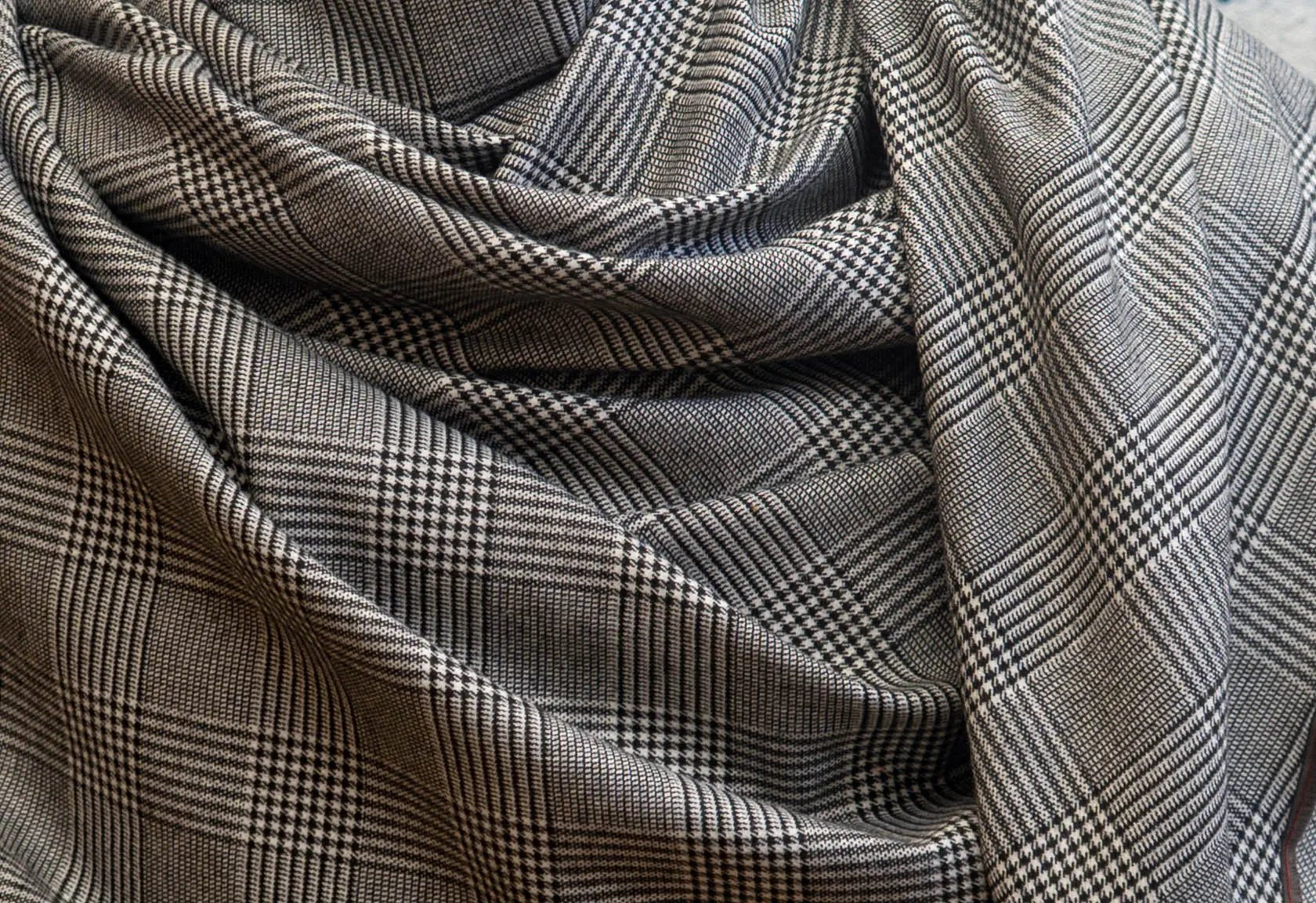Checkmate Houndstooth Scarf Late Sunday Afternoon Magazine & Factory