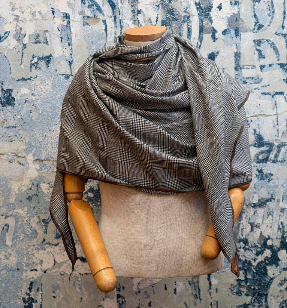 Checkmate Houndstooth Scarf Late Sunday Afternoon Magazine & Factory