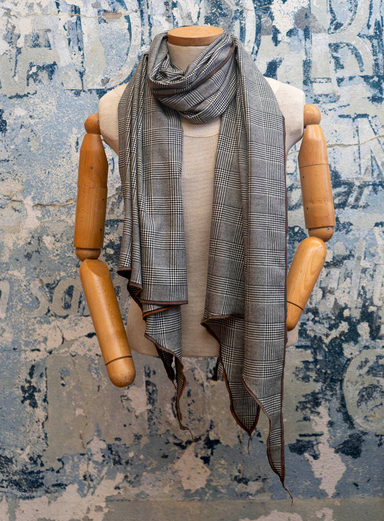 Checkmate Houndstooth Scarf Late Sunday Afternoon Magazine & Factory