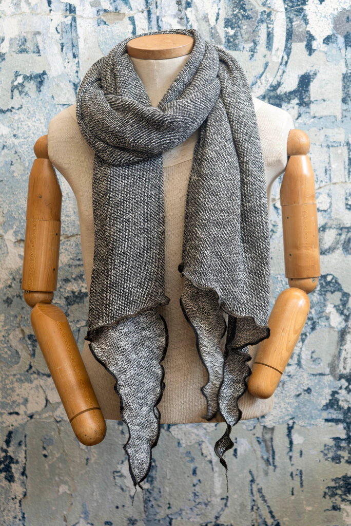 Folded City Static Scarf highlighting luxurious fabric