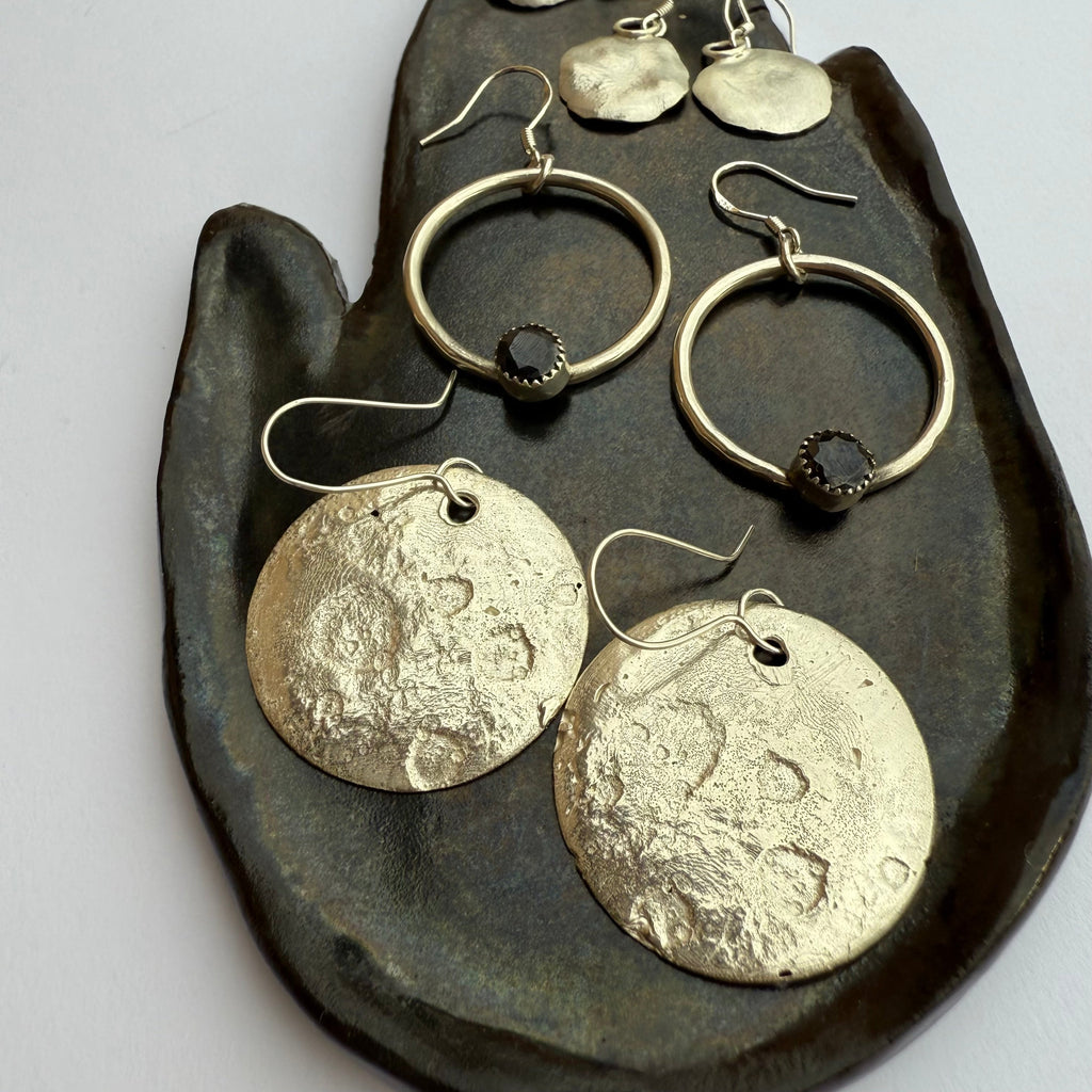 By the Light of the Moon Earrings Sunhawk Studio