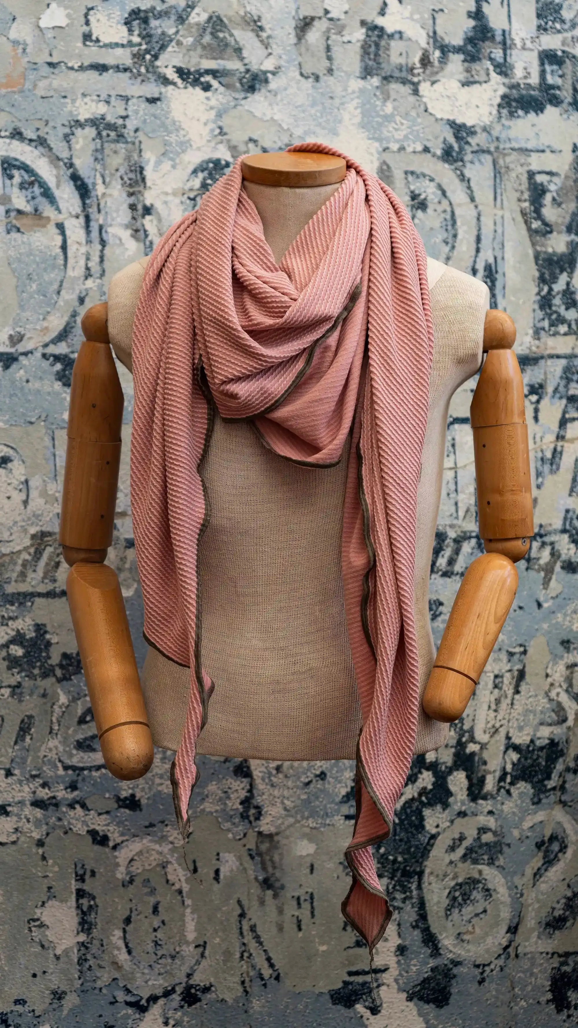 Dusty Rose DNA Scarf Late Sunday Afternoon Magazine & Factory