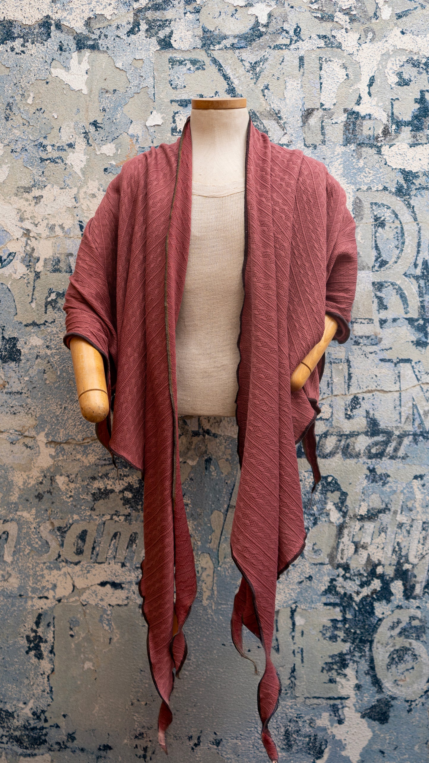Blush Seasons Slitted Poncho