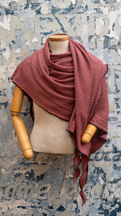 Blush Seasons Slitted Poncho