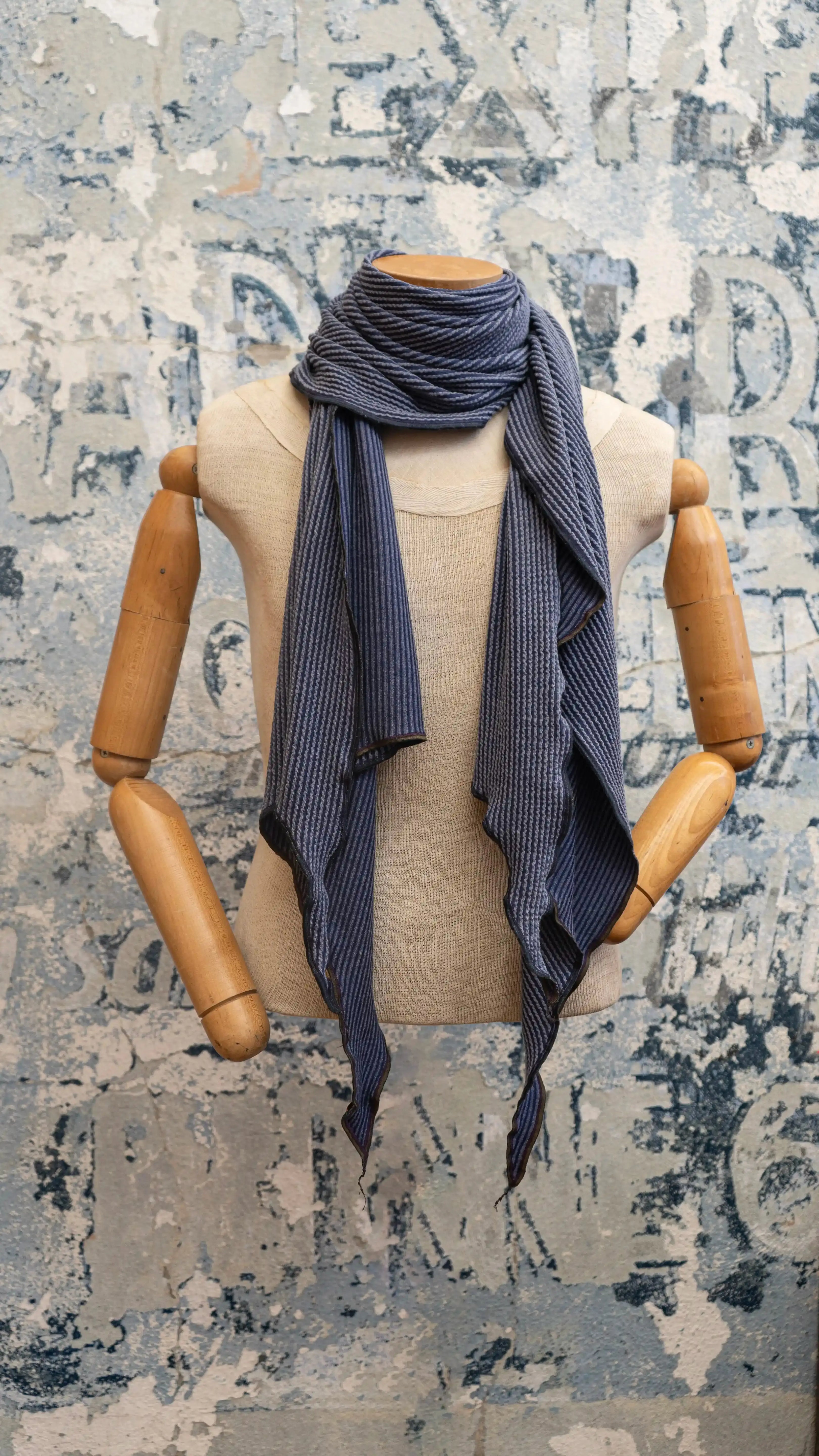 Indigo DNA Scarf Late Sunday Afternoon Magazine & Factory