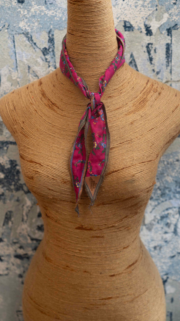 Magenta Summer Neck Scarf Late Sunday Afternoon Magazine & Factory