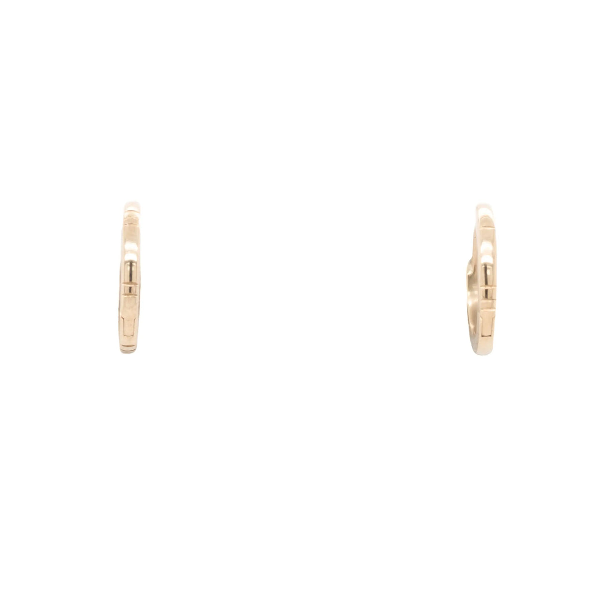 Gold El Dorado Huggie Hoop Earrings Young in the Mountains