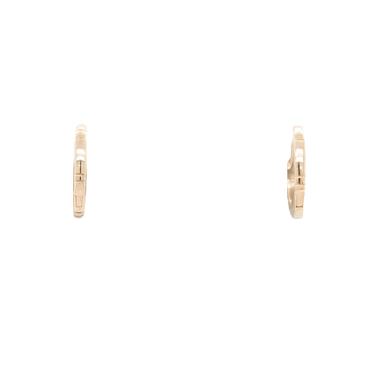 Gold El Dorado Huggie Hoop Earrings Young in the Mountains