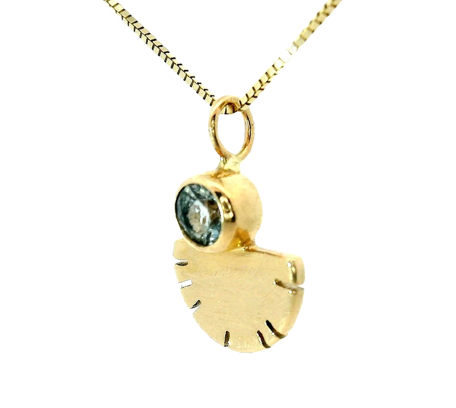 The Aquilla Necklace - Montana Sapphire Young in the Mountains