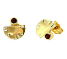 The Aquilla Studs - Red Orange California Sessartine Young in the Mountains