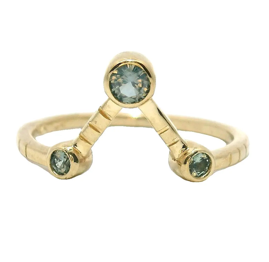 Rowen Ring - Montana Sapphire Young in the Mountains