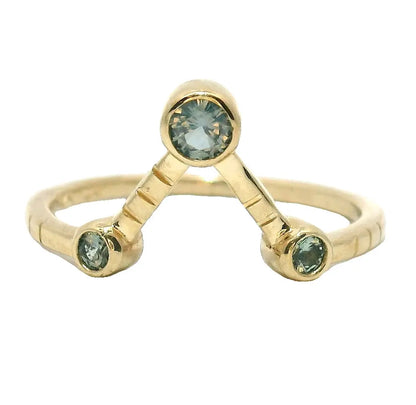 Rowen Ring - Montana Sapphire Young in the Mountains