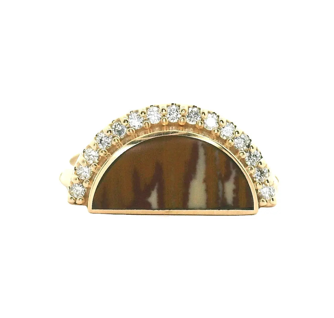 Pavé Alba Ring Young in the Mountains