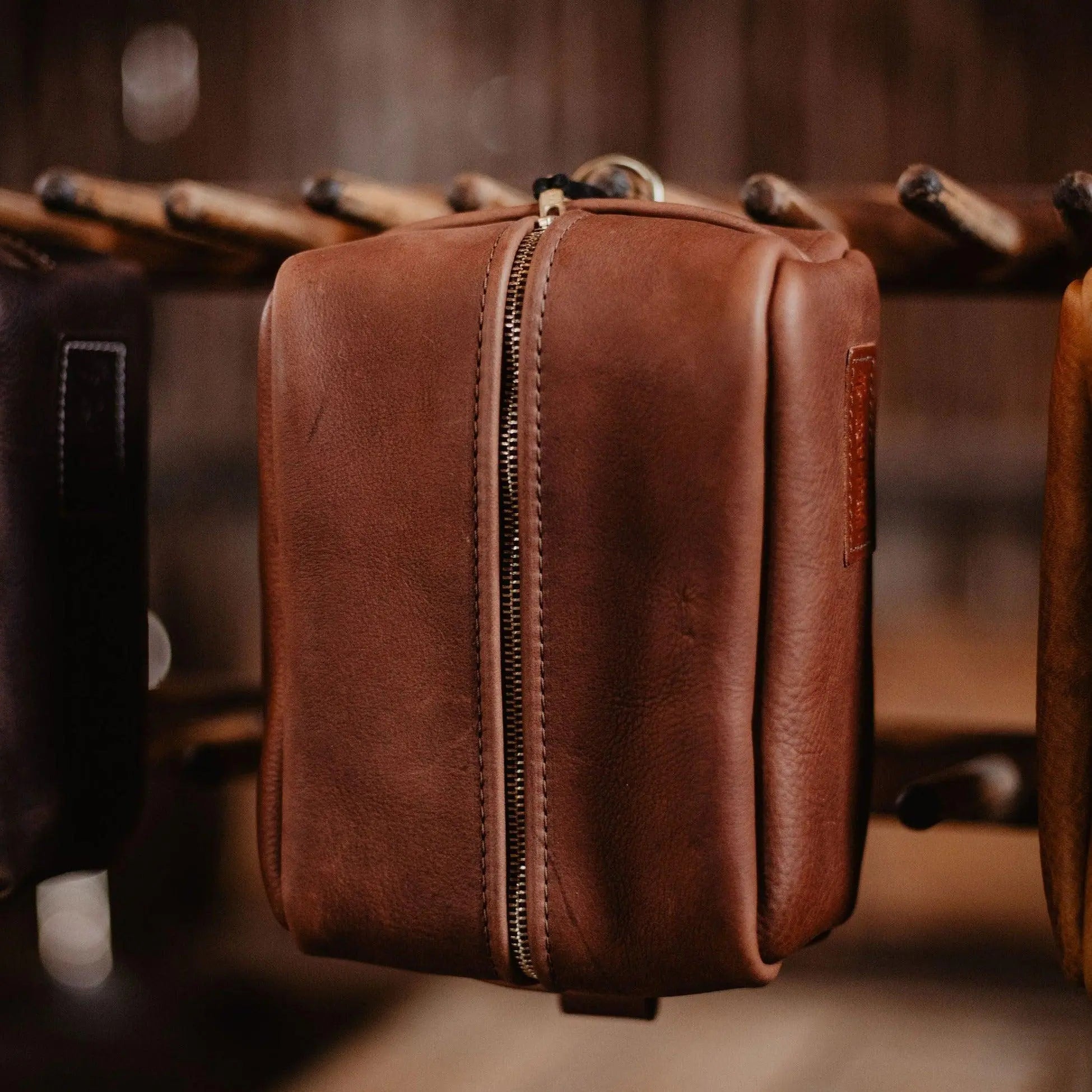Leather Dopp Kit - USA Made - Late Sunday Afternoon