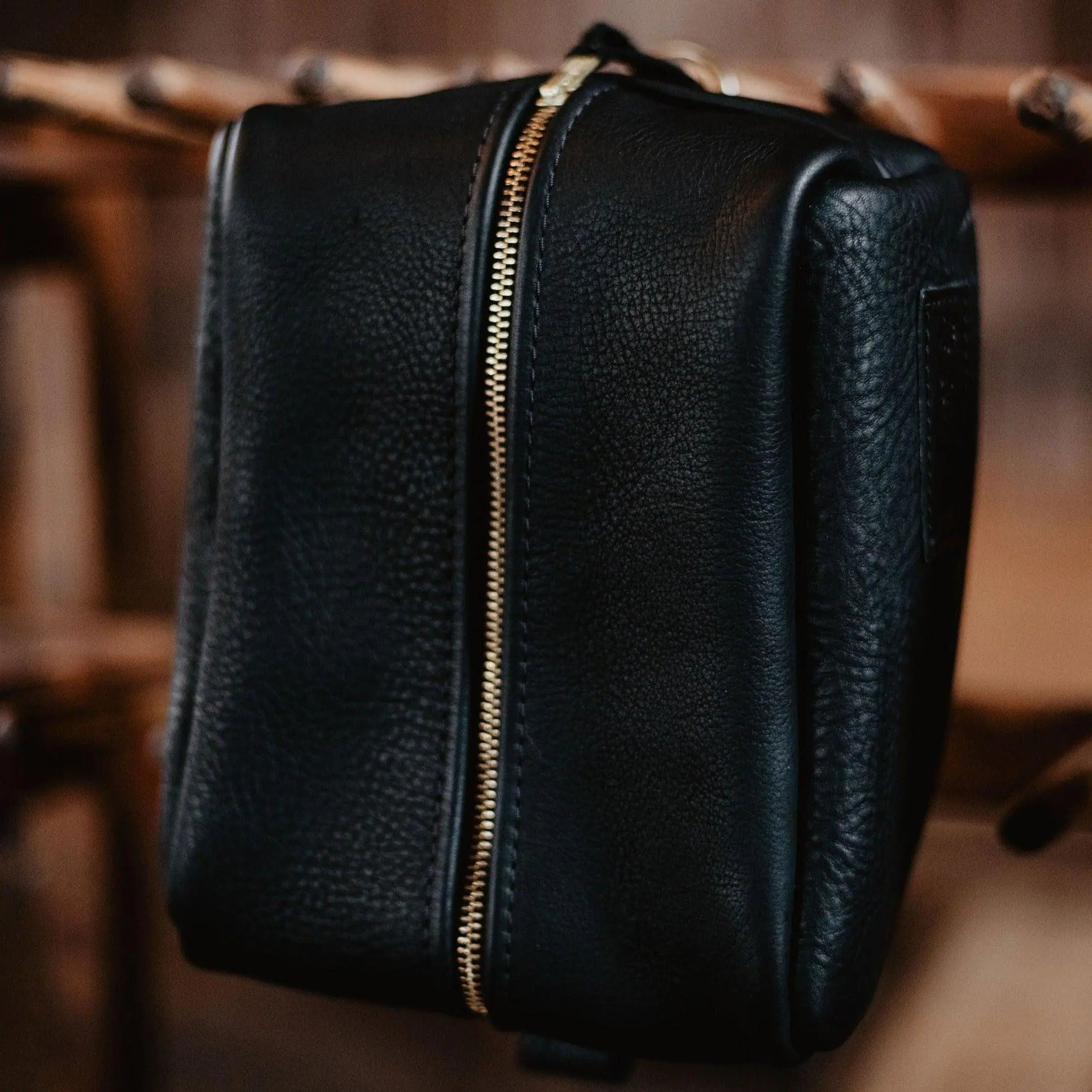 Leather Dopp Kit - USA Made - Late Sunday Afternoon